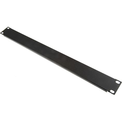 Panneau d'obturation 1U, 483 x 9mm, Noir ( Prix pour 1 )