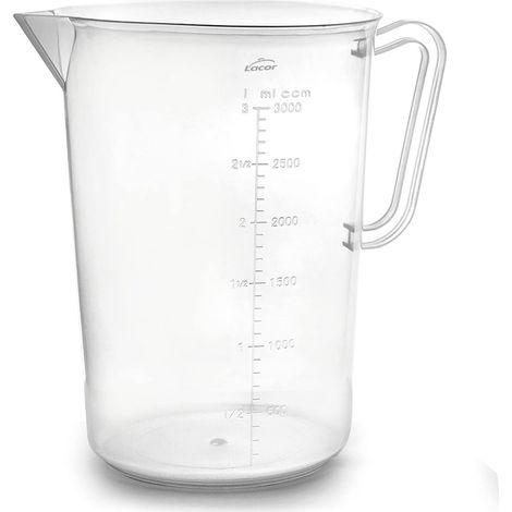 Carafe doseuse, doseur de liquide, acier inoxydable, sans BPA, 17 cm, 3 l (1/5)
