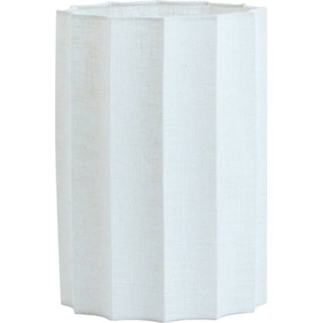 Light & Living - lampenschirm - Disli - weiß - textil - Ø 24cm -