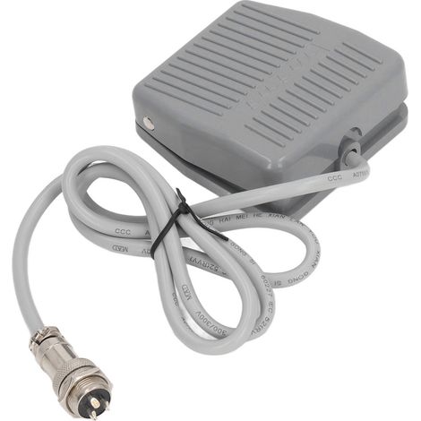 Freihändiges elektrisches BERM-Pedal, 1-poliger NO-Reset-Fußschalter, 1 Meter Kabel mit Luftfahrtstecker (1/5)