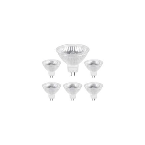 Ampoule Halogene GU5.3 50W 12V, 800lm Blanc Chaud 2700K Dimmable, Ampoule Spot Halogène MR16, pack de 6 (1/4)