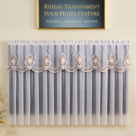 Housse anti-poussière pour téléviseur 55 pouces - Marron et voile blanc cassé 55 réf 2171 1 kg – Livraison gratuite