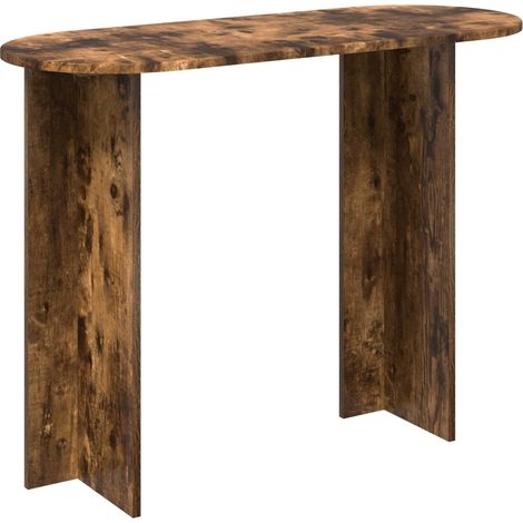 Maison Exclusive - Tavolo consolle Rovere Fumo 100 x 39,5 x 75 cm