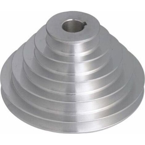 5-lagige Aluminium-Riemenscheibe – 19 mm Innendurchmesser, 54–150 mm Außendurchmesser für Keilriemen des Typs AA (1/4)