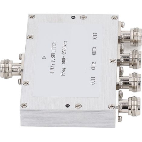 Répartiteur de puissance RF à 4 voies, module de signal 35 W, interface de type N à faibles pertes, 8002500 MHz (1/5)
