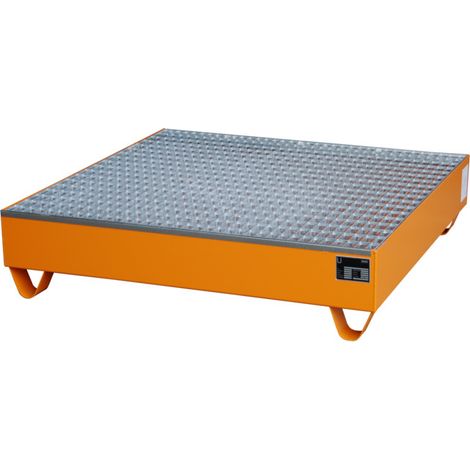 Bauer Südlohn Bac de récupération 2032, peint, orange jaune