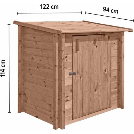 Local technique Abatec Standard Plus ou Professional Lux en bois Standard Plus 114x122x94cm