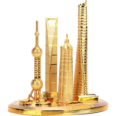 Maquette de la Tour Perle de l'Orient, Centre financier mondial, Collection Shanghai (n° 3) (1/5)