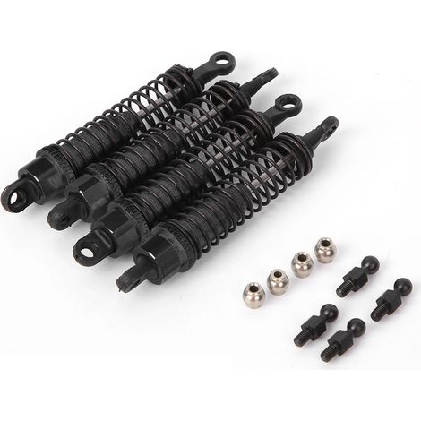 Amortisseurs avant et arrière 80MM pour voiture RC RGT 136100 1/10, accessoires noirs 68126BL (1/5)