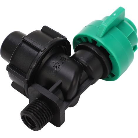 Buse de pulvérisation pour la protection des plantes, tête d'arrosage fixe en plastique avec filetage G1/4 et buse circulaire pour la modification de machines agricoles, verte (1/5)
