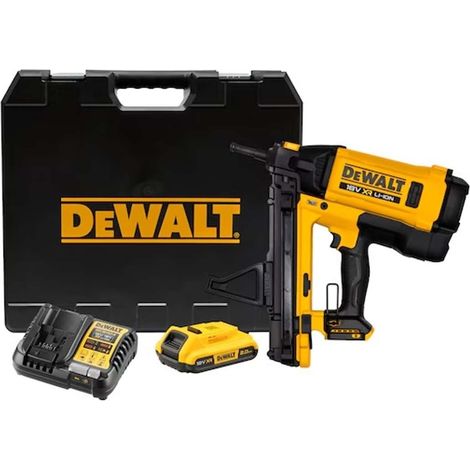 DeWALT - 18V Akku-Nagler 13-40 mm, 1x Akku 2,0 Ah Li-Ion, Ladegerät DGN845D1 (1/3)