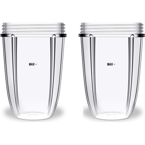 Paquete de 2 vasos exprimidores de cítricos de 532 ml (18 oz) para licuadora
