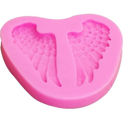 Moule en silicone petites ailes d'ange pour gâteau fondant (1/5)