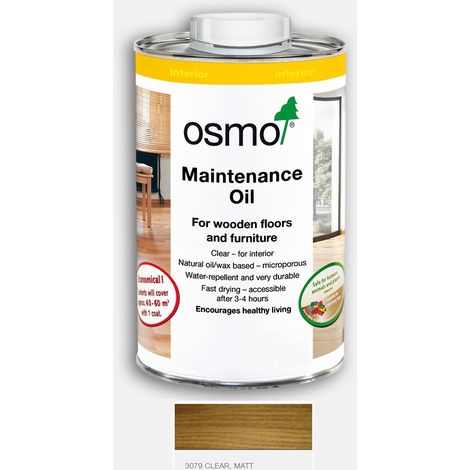 Osmo Maintenance Oil - Clear- Matt - 1 Litre