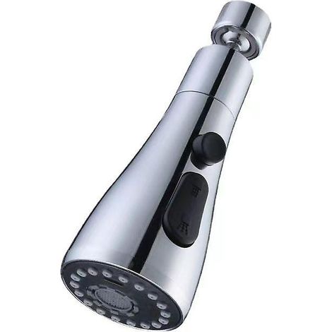 Pommeau de robinet pivotant à 360° en mousse plastique pour économiser l'eau - 4,5 x 10,8 x 5,4 cm (1/5)