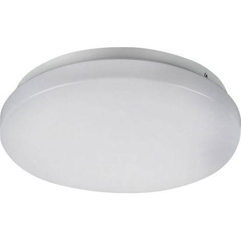 LED Deckenlampe Deckenleuchte Wohnzimmerleuchte Esszimmerlampe Küchenleuchte, Kunststoff weiß rund, Abstrahlwinkel 120°, 24W 2600lm 3in1 Lichtfarbe, D 35 cm