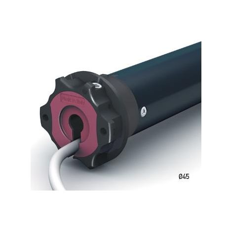 Cherubini Rohrmotor MOVI (Roll) Ø45 10 Nm / 17 rpm + Adapter u. Mitnehmer SW60 + Lager (1/5)