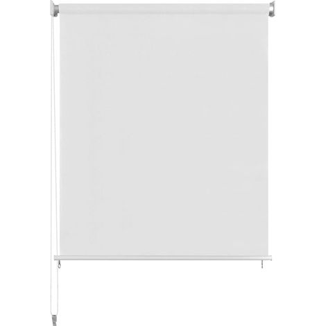 Maison Exclusive - Tenda a Rullo per Esterni 125(L)x230(A) cm bianca (1/5)