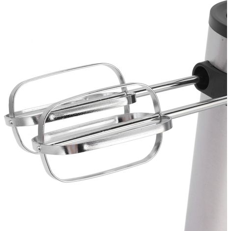 Batteur électrique à main avec fouet, 5 vitesses, acier inoxydable 304, automatique, prise européenne 220 V