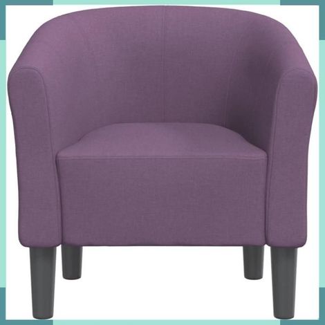 356433 Chaise cabriolet violet tissu (1/5)