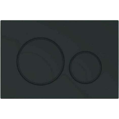 Convient pour panneau de commande de toilettes GEBERIT DUOFIX Sigma 20 - Noir Mat (115.882.16.1) (1/2)
