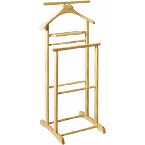 Valet de Chambre en Bois "Veoh" 102cm Naturel