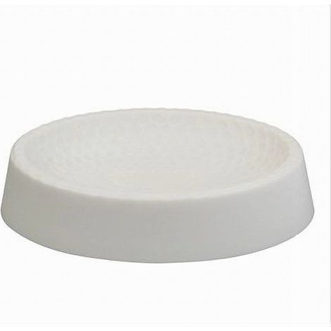 Trade Shop - Jabonera Decorada En Blanco Accesorios De Baño Modernos 79780 - (1/2)