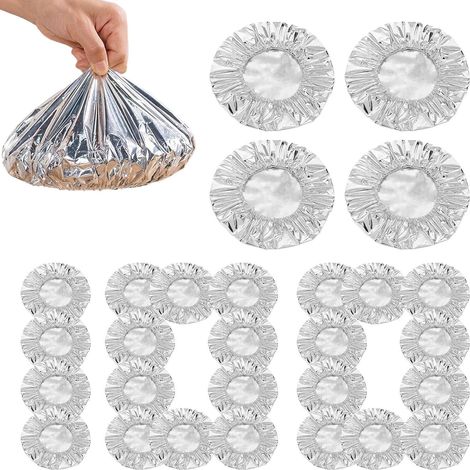 Confezione da 100 coperchi isolanti per alimenti con elastico rinforzato. (1/5)
