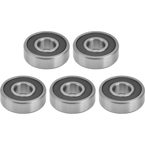 Lot de 10 roulements à billes miniature étanches caoutchouc gorge profonde radial axial acier précision E P6 6003 (1/5)
