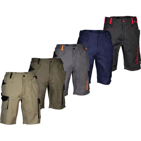 Pantalones cortos de trabajo multibolsillos Cofra Liegi - 46 (EU) - Blu