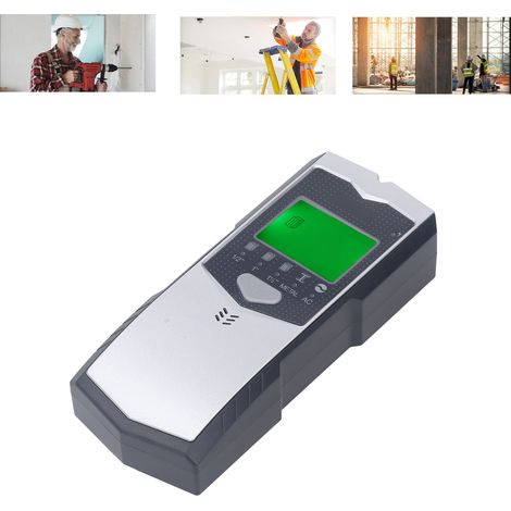 Détecteur mural portatif SH401 - Détecteur 5 en 1 pour métaux, bois, fils et câbles, détecteur de montants, scanner mural avec écran LCD haute définition (1/5)