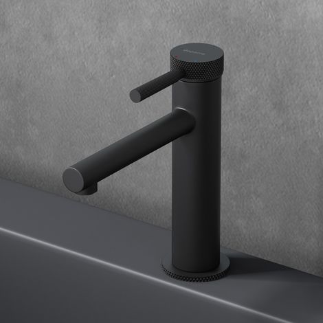 Sogood Robinet mitigeur noir mat pour lavabo ou vasque design 18,1cm (1/5)