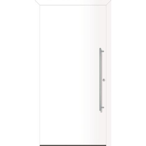 Puerta De Entrada De Metal Ral 9016 B.1100Mm H.2100Mm Din Dejado Rc 2 N.Din En 1627 Promate