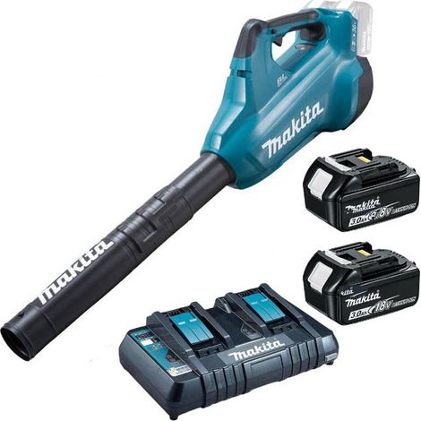 Makita DUB362RT2 Twin LXT 18v 36v Brushless Turbo Leaf Blower 2 x 3.0ah +Charger