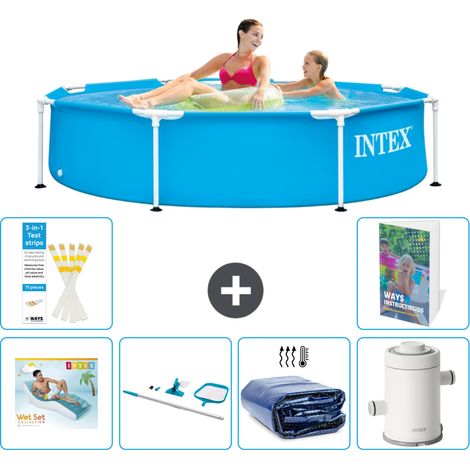 Frame Pool Rund - 244x51 cm - 7-teilig S96
