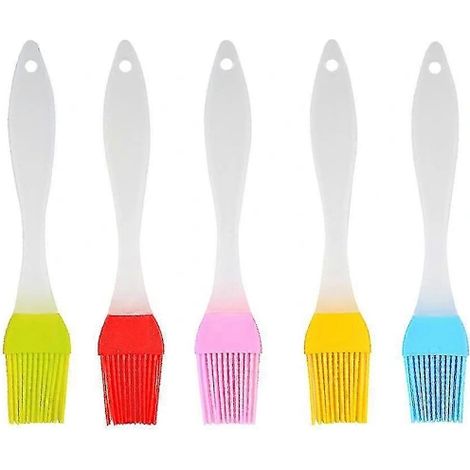 Pennelli in silicone resistenti al calore per ungere, ideali per grigliare e cucinare.