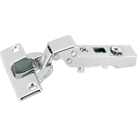 Hettich Möbel-Topfscharnier, Intermat 9936, 77644, 95°, Kröpf. 7mm, ZDG silber vern. (1/5)