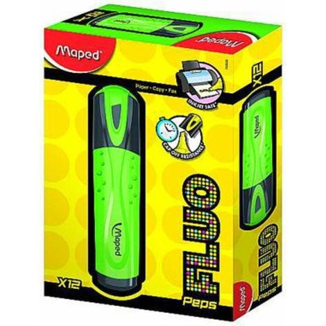 EVIDENZIATORE MAPED VERDE x12