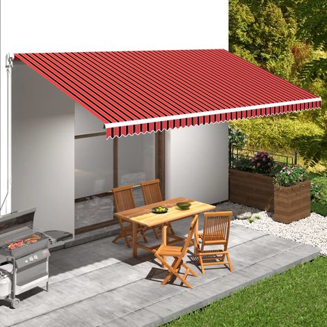 Sonnensegel Orange und Braun 600x300 cm