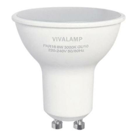 Lampadine gu10 led 8w par16 220v kit 10 pz 3000 k