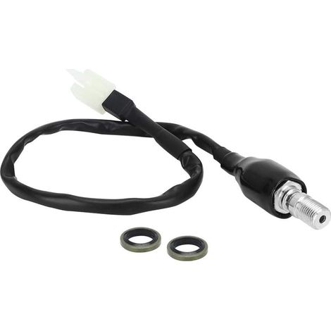 Commutateur de frein hydraulique, commutateur de feu de frein arrière renforcé de pompe à huile universelle de moto M10x1.0[straight head] (1/5)