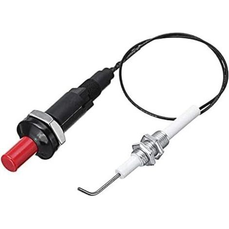 Kit d'allumage piézo à bouton poussoir au propane de 30 cm de long pour gril à gaz/cuisinière/chauffage/poêle Spaker Spaker Generator Kit d'allumage (1/5)