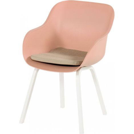 Hartman Le Soleil Element Dining Stuhl pink inkl. SEAQUAL Sitzkissen taupe (1/5)