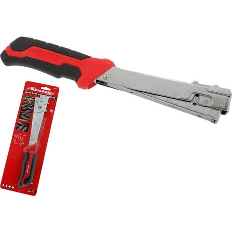 Neilsen Hammer Tacker Carpeting Insulating Upholstery Staple Gun Stapler 6-10mm