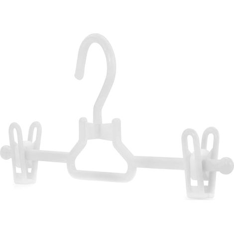 White Plastic Baby Clothes Hangers 30cm (1/5)