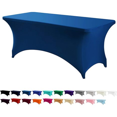 Nappe élastique de 183 cm pour loisirs créatifs, en spandex extensible, lavable et infroissable, bleu roi