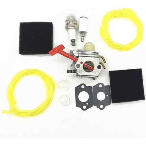 1 carburateur C1U-H39A W39 avec éponge pour tuyau d'huile, compatible coupe-bordures et souffleurs, pièces détachées moteur (1/5)