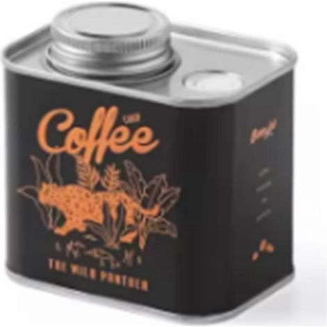 Boîte de conservation hermétique pour grains de café, aération optimale, noire (1/5)