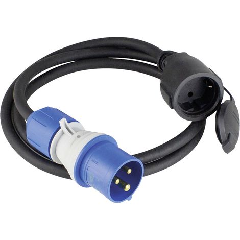 AS Schwabe 61408 CEE Adapterkabel 16 A 3polig 230 V 1 St. (1/5)