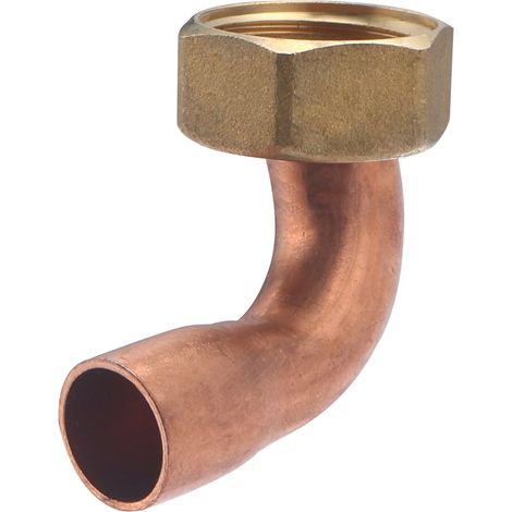 Codo 2 piezas Tuerca Cautiva QUICK PLOMBERIE - 12 mm Hembra 1/2